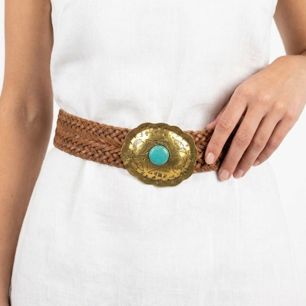 Woven Leather Belts display picture 2