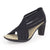 Crawford, black high heels - Charleston Shoe Company | Black Mesh