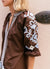 | Coffee Bean/Light Blue