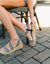 | Navy Linen Stripe