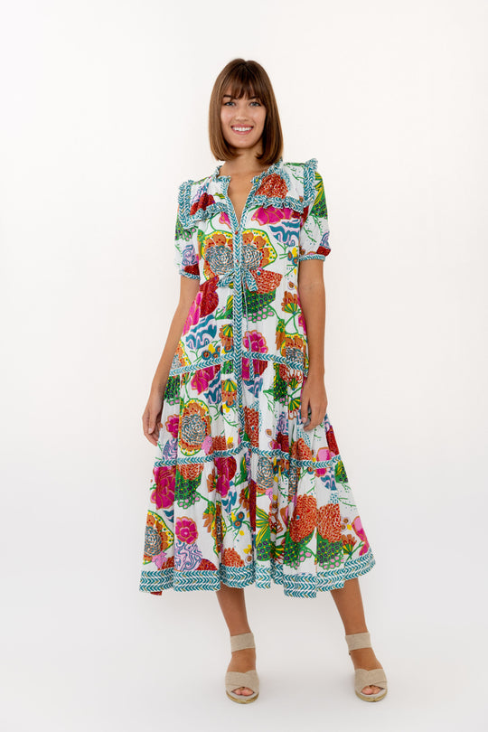Taylor Midi Dress - Floral Prints