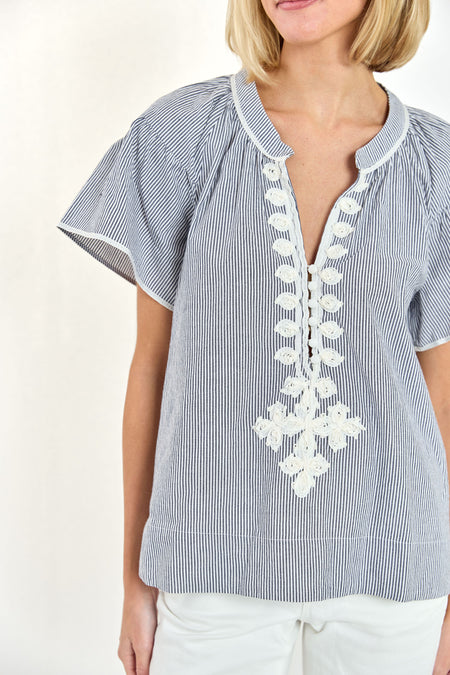 Blue/ White Stripe