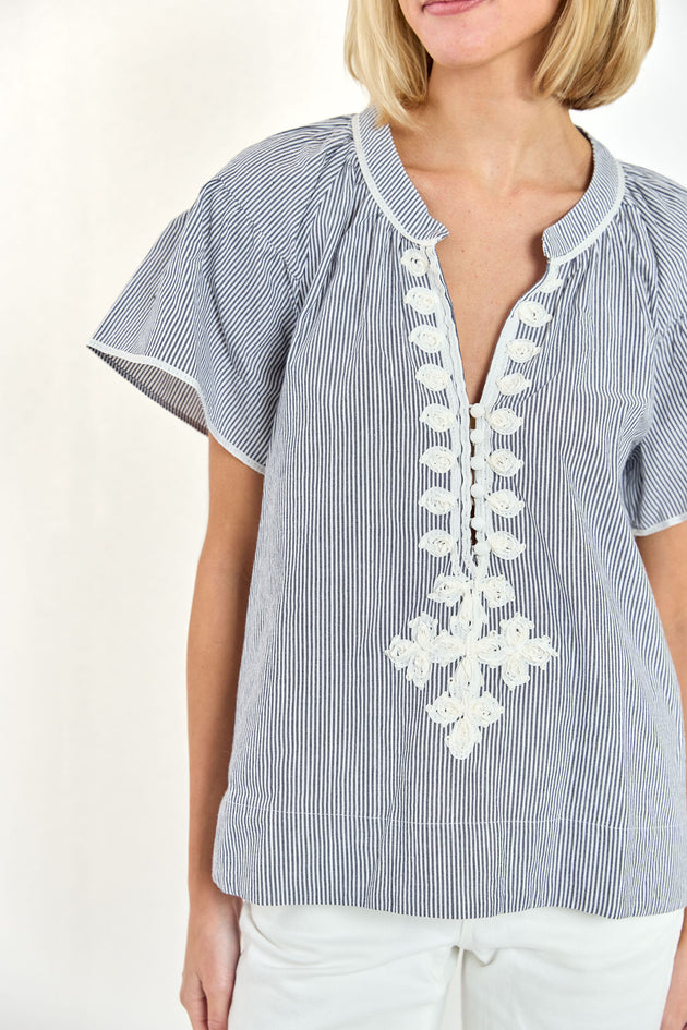 Blue/ White Stripe