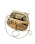 Woven handbag with a strap on a white background | Beige