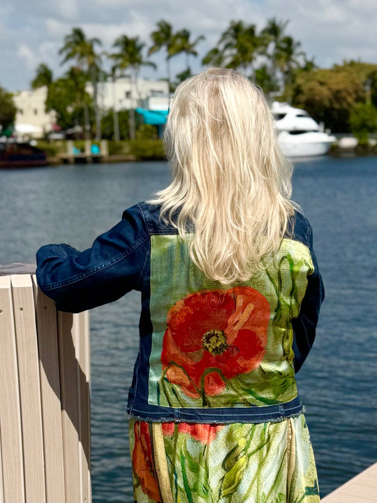 The Dark Denim Jacket / My Poppy