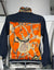 The Dark Denim Jacket / Orange Equestrian