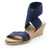 | Navy Linen Ruffle