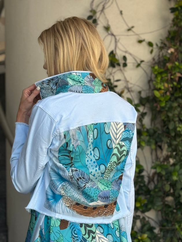 The Nantucket Breeze Denim Jacket / Sky Blue
