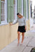 | Navy Linen Stripe