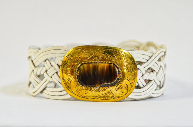 Woven Leather Belts