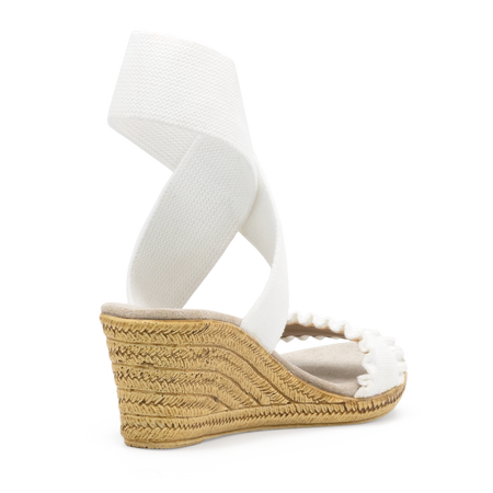 | White Linen Ruffle