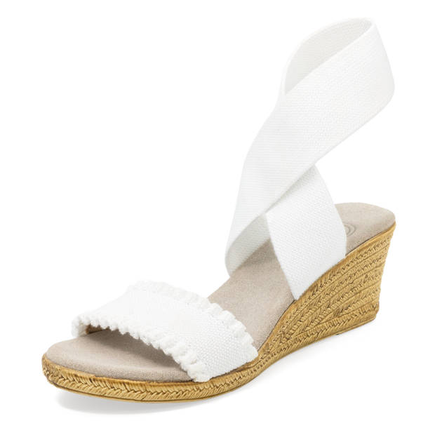 | White Linen Ruffle