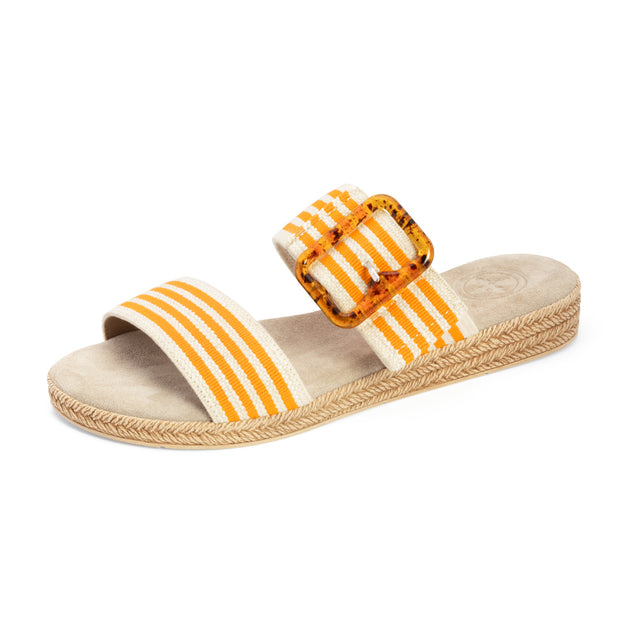 | Orange Linen Stripe
