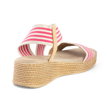 | Pink Linen Stripe