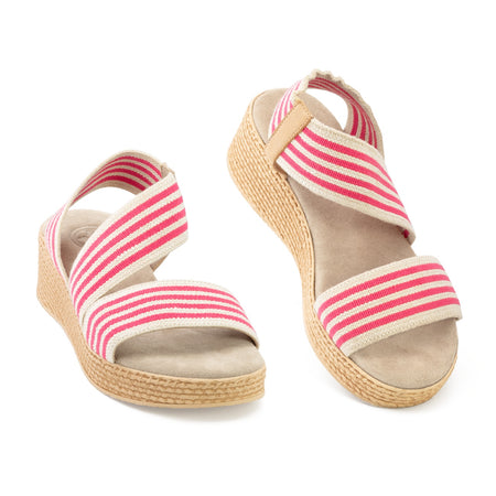 | Pink Linen Stripe