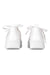| White; White sneakers with textured sole on a white background