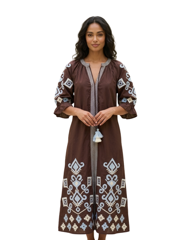 | Brown/ Blue Aztec
