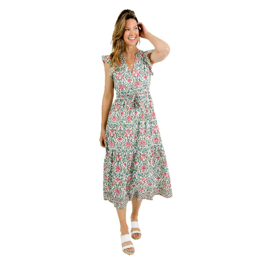 Aubrey Midi Dress - Floral Prints