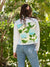 The White Denim Jacket / Blue Hydrangea