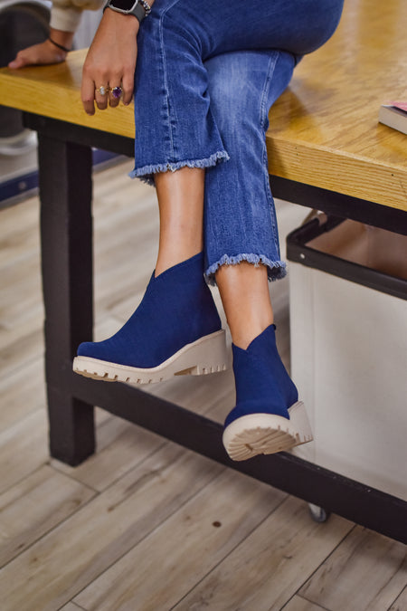 | Navy Herringbone