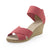 Cannon Solid - coral wedge sandal - cork wedge - Charleston Shoe Company | Coral