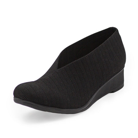 dress shoes for women wedges Women's Womens Fashionable Casual Solid Color Round Toe Comfortable Wedge Heels Features Rockport Rita 5.5 Women's Black