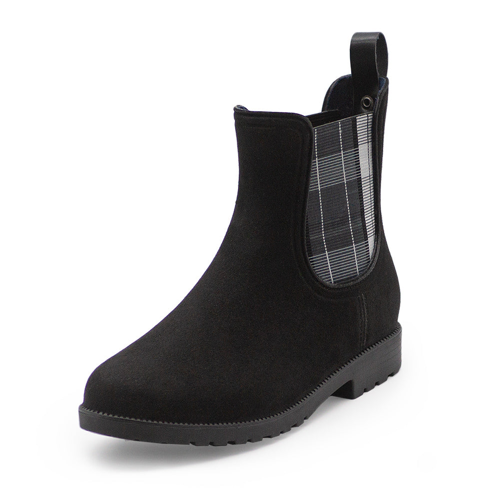 ★LOW CLASSIC★ Lc CHAIN RAIN SHORT BOOTSBLACK LC242_SO02BK LOW CLASSIC