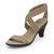 Fairchild, tan heels, linen heels - Charleston Shoe Company | Linen