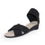 Lafayette Harrel, black sandal, womens sandal - Charleston Shoe Company | Black Plain
