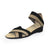 Lafayette Harrel, comfortable wedge heels - Charleston Shoe Company | Black/Tan