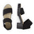 Monterey, black sandals, sandals with heels - Charleston Shoe Company | Black