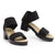 Monterey, lug sole sandals, black sandals - Charleston Shoe Company | Black